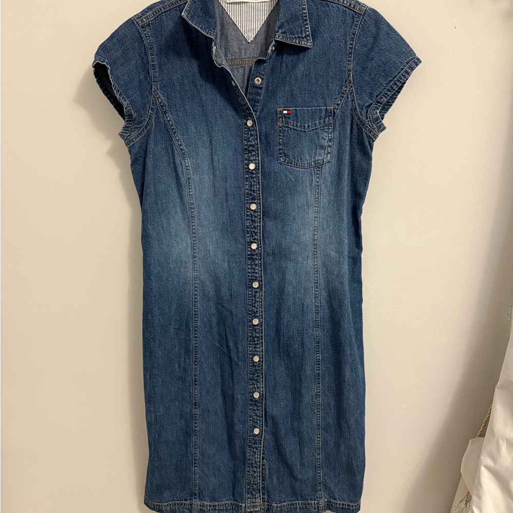 Tommy Hilfiger Denim Button-Up Dress